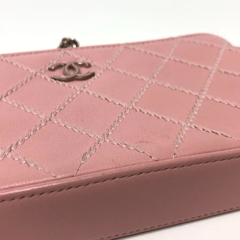 CHANEL Pink Shoulder Bag